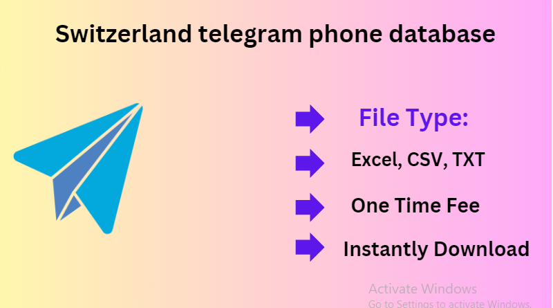 Switzerland telegram phone database