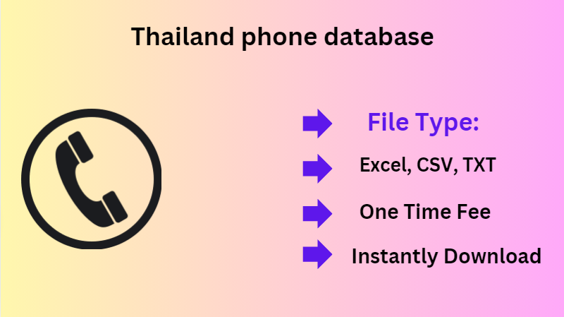 Thailand phone database