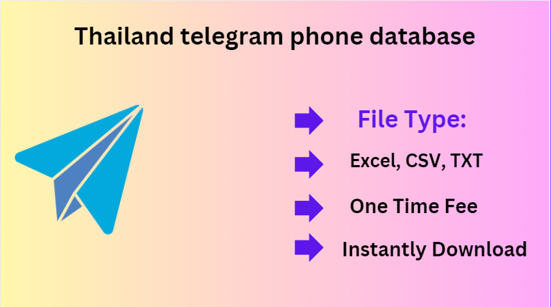 Thailand telegram phone database