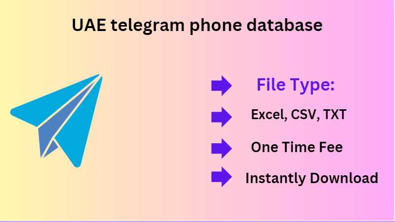 UAE telegram phone database